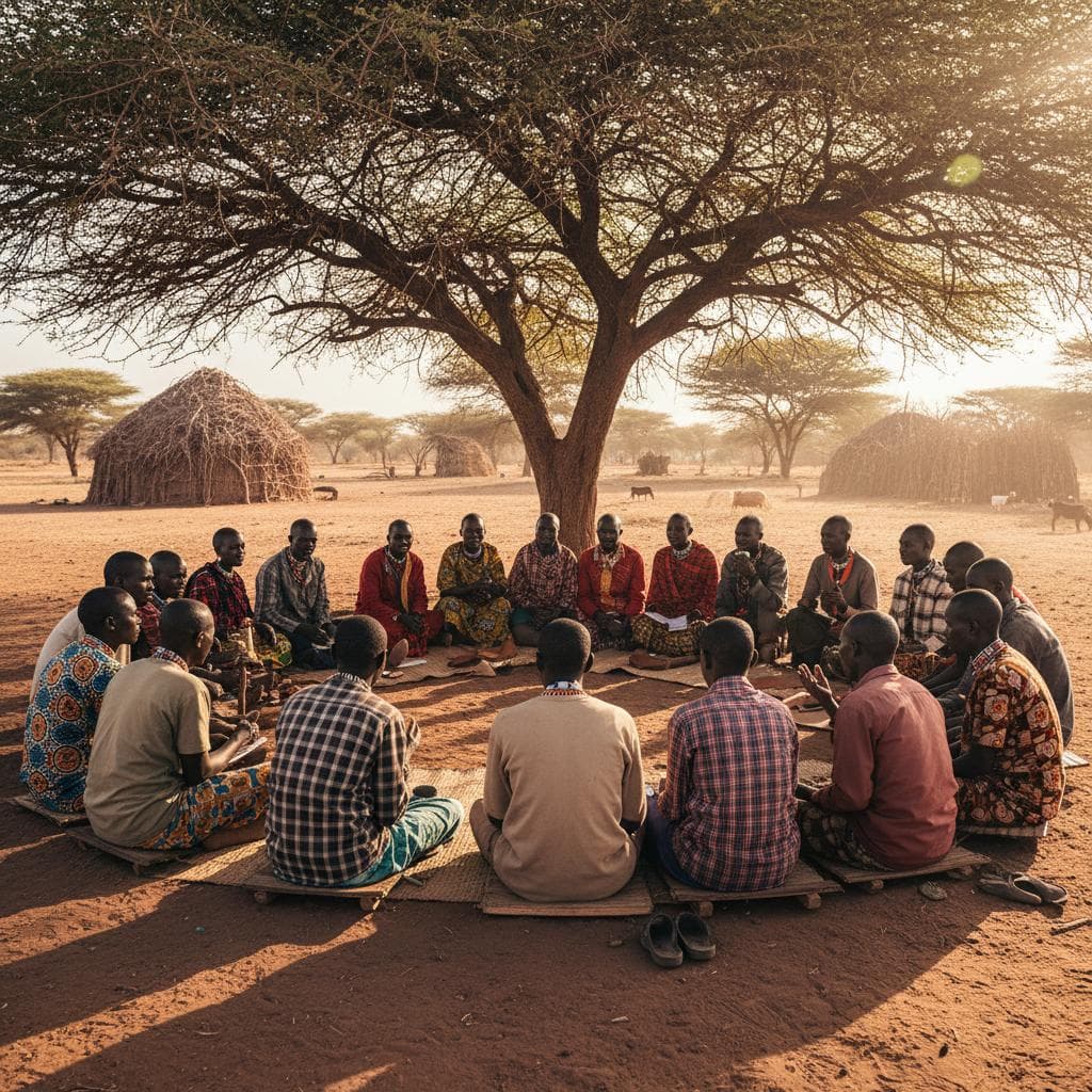 Community workshop participants in Turkana