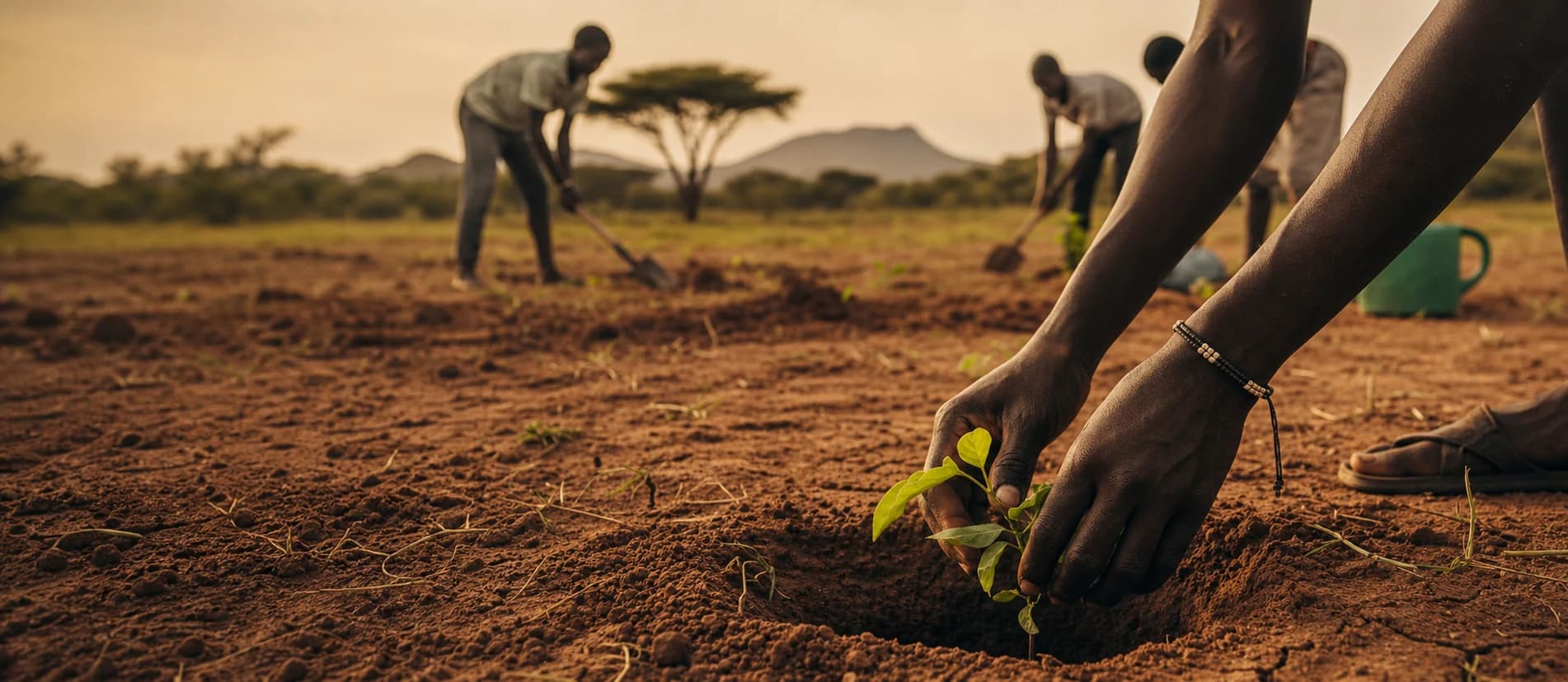 Tree planting and conservation activity
