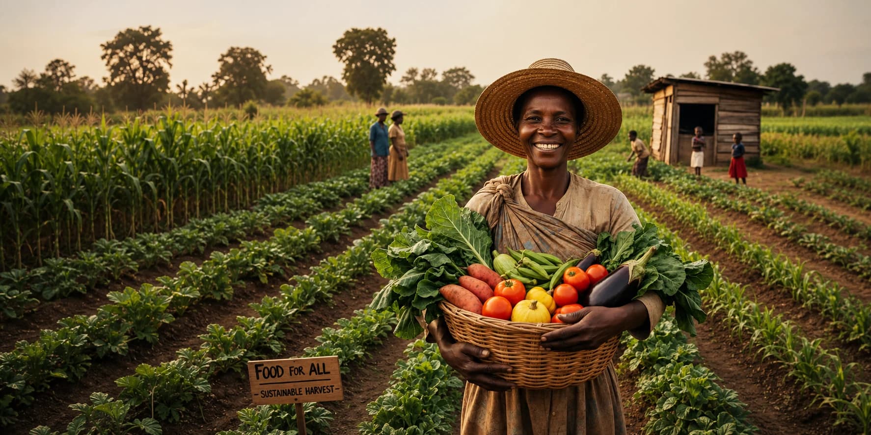 Agroecology harvest in Turkana