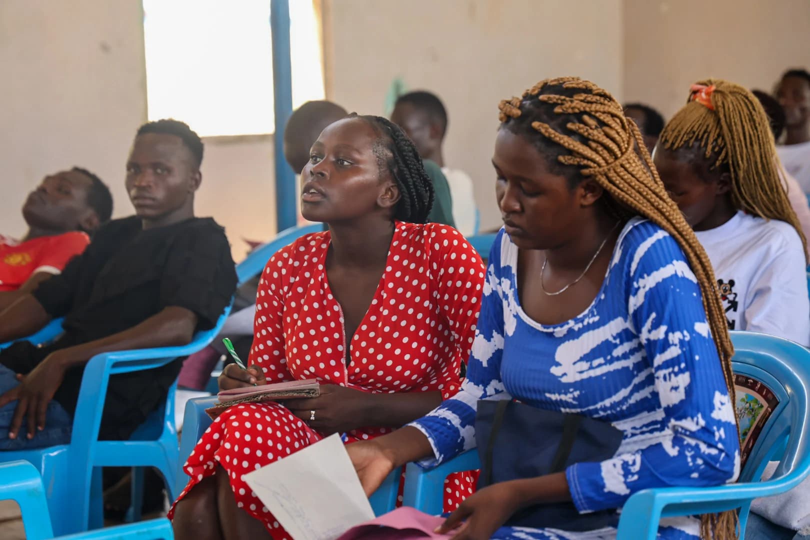 GIK team members in community workshop